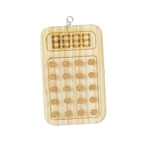 MagiDeal Papageienkäfig-beißspielzeug, Kork-Schatzspiel, Vogelfutterspielzeug, Holzblock-Spielzeug für Aras, kleine, mittelgroße und große Vögel, Taschenrechner MagiDeal Papageienkäfig-beißspielzeug, Kork-Schatzspiel, Vogelfutterspielzeug, Holzblock-Spielzeug für Aras, kleine, mittelgroße und große Vögel, Taschenrechner von MagiDeal