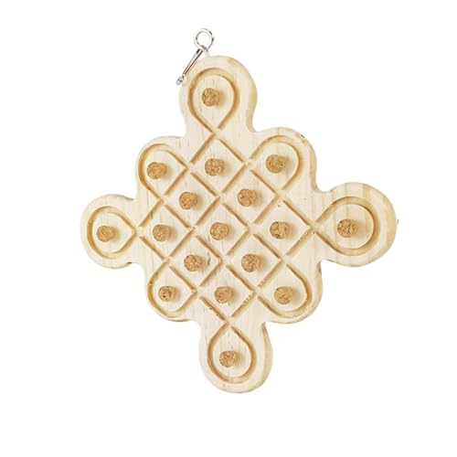 MagiDeal Papageienkäfig-beißspielzeug, Kork-Schatzspiel, Vogelfutterspielzeug, Holzblock-Spielzeug für Aras, kleine, mittelgroße und große Vögel, chinesischer Knoten MagiDeal Papageienkäfig-beißspielzeug, Kork-Schatzspiel, Vogelfutterspielzeug, Holzblock-Spielzeug für Aras, kleine, mittelgroße und große Vögel, chinesischer Knoten von MagiDeal