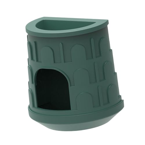 MagiDeal Reptilienhöhle Haustiere Hütte Landschaft Nest Container Amphibien verstecken Haus Critterbad für Froschschildkrötenschildkröten Eidechsen, GrÜn MagiDeal Reptilienhöhle Haustiere Hütte Landschaft Nest Container Amphibien verstecken Haus Critterbad für Froschschildkrötenschildkröten Eidechsen, GrÜn von MagiDeal