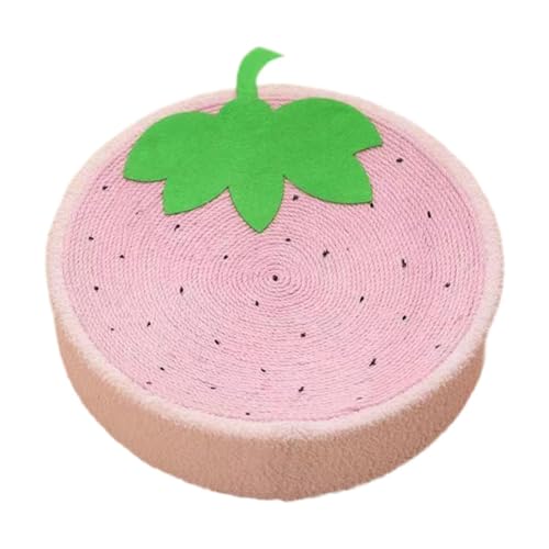 MagiDeal Rundes Sisal-Katzenkratzbrett, Kratzschale, Katzenbedarf, Cartoon-Katzennest, Obst-Kratzbrett, Katzenbett für Katzenkätzchen, Erdbeere MagiDeal Rundes Sisal-Katzenkratzbrett, Kratzschale, Katzenbedarf, Cartoon-Katzennest, Obst-Kratzbrett, Katzenbett für Katzenkätzchen, Erdbeere von MagiDeal
