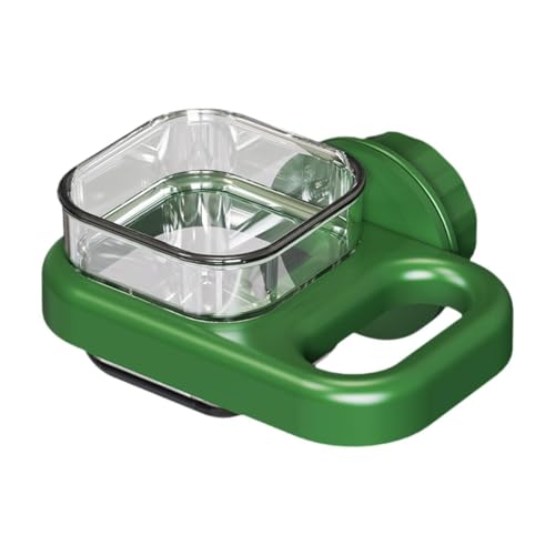 MagiDeal SALAKEET -Lebensmittelschale Vogelwasserer leicht zu reinigen, um große Kapazität tragbarer Vogelzufuhr -Fütterungsschale Tasse Futtermittelschale für, GrÜn von MagiDeal