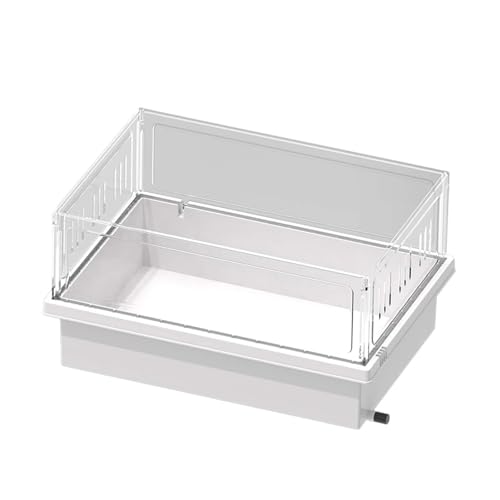 MagiDeal Schildkrötenbecken, Schildkrötengehege, Zuchtbox, transparente Futterbox mit Abflussloch, abnehmbares Aquarium-Schildkröten-Terrarium MagiDeal Schildkrötenbecken, Schildkrötengehege, Zuchtbox, transparente Futterbox mit Abflussloch, abnehmbares Aquarium-Schildkröten-Terrarium von MagiDeal