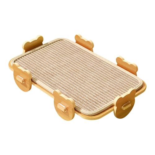 MagiDeal Schlafbett Katzenkratzmatte Erhöhte Schleifkrallen Multifunktionales Kratzbrett Kratzpad zum Spielen von Hauskatzen, Quadratische Sisalmatte MagiDeal Schlafbett Katzenkratzmatte Erhöhte Schleifkrallen Multifunktionales Kratzbrett Kratzpad zum Spielen von Hauskatzen, Quadratische Sisalmatte von MagiDeal