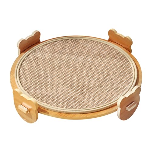 MagiDeal Schlafbett Katzenkratzmatte Erhöhte Schleifkrallen Multifunktionales Kratzbrett Kratzpad zum Spielen von Hauskatzen, Runde Sisalmatte MagiDeal Schlafbett Katzenkratzmatte Erhöhte Schleifkrallen Multifunktionales Kratzbrett Kratzpad zum Spielen von Hauskatzen, Runde Sisalmatte von MagiDeal
