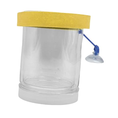 MagiDeal Schwimmende Fisch -Isolationskiste mit Saugnapfbecher -Laichbox mit Fütterungslöchern vielseitiger Aquarium -Züchterfuttermittel für Babyfische, L von MagiDeal