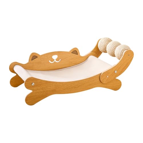 MagiDeal Sisal Cat Croboper Bett Kratzpost Holzmöbel Beschützer Hängematte Katze Stuhl zum Schlafen Spielen Nickerchen Schleifkrallen, mit Sisalball MagiDeal Sisal Cat Croboper Bett Kratzpost Holzmöbel Beschützer Hängematte Katze Stuhl zum Schlafen Spielen Nickerchen Schleifkrallen, mit Sisalball von MagiDeal