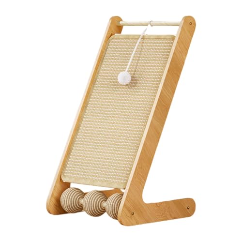 MagiDeal Sisal-Kratzbrett, Katzenkratzbrett in L-Form mit Ballspielzeug, Bodenmontierter Kratzbaum, Katzenkratzbaum, D MagiDeal Sisal-Kratzbrett, Katzenkratzbrett in L-Form mit Ballspielzeug, Bodenmontierter Kratzbaum, Katzenkratzbaum, D von MagiDeal