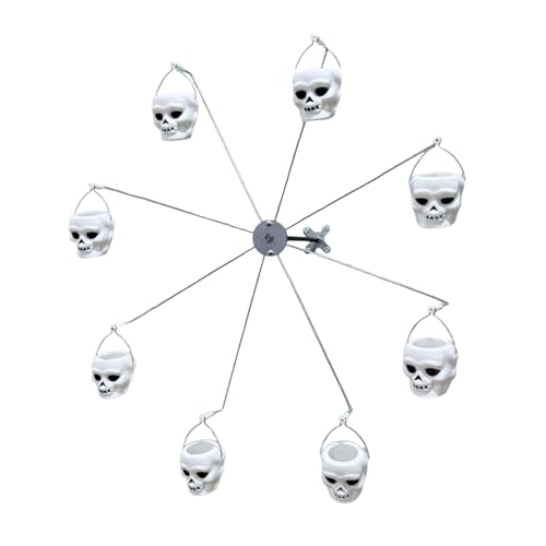 MagiDeal Skelett Rad Vogel Feeder Outdoor Halloween Decor Spielzeug Hängende Dekoration für Außerhalb von MagiDeal