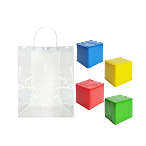 MagiDeal Spielwürfel DIY Foto Taschenwürfel 6-seitiges Lernspielzeug 4,33 Zoll große Würfel Weiche Würfel für Mädchen Jungen ab 3 Jahren Kinder, weiche Würfel von MagiDeal
