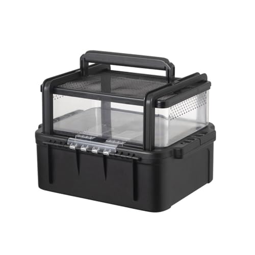 MagiDeal Tragbarer Schildkrötentank, Schlangenzuchtkasten, Doppelschichtiger Tierlebensraumkäfig MagiDeal Tragbarer Schildkrötentank, Schlangenzuchtkasten, Doppelschichtiger Tierlebensraumkäfig von MagiDeal