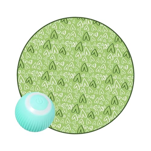 MagiDeal Übung zum Verstecken von Abdeckungen, 2-in-1, simuliertes interaktives Jagd-Katzenspielzeug, kreativ spielender Kätzchen-Spielzeugball für, Grün MagiDeal Übung zum Verstecken von Abdeckungen, 2-in-1, simuliertes interaktives Jagd-Katzenspielzeug, kreativ spielender Kätzchen-Spielzeugball für, Grün von MagiDeal