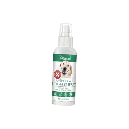 MagiDeal Verhaltenstraining Bitterspray für Hunde im Freien, 30 ml, Anti-Kau-Spray für Hunde, Stoppt das Kauen, Spray für Möbel, Teppich, Schlafzimmer von MagiDeal