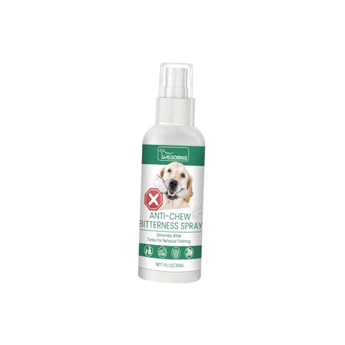 MagiDeal Verhaltenstraining Bitterspray für Hunde im Freien, 30 ml, Anti-Kau-Spray für Hunde, Stoppt das Kauen, Spray für Möbel, Teppich, Schlafzimmer MagiDeal Verhaltenstraining Bitterspray für Hunde im Freien, 30 ml, Anti-Kau-Spray für Hunde, Stoppt das Kauen, Spray für Möbel, Teppich, Schlafzimmer von MagiDeal
