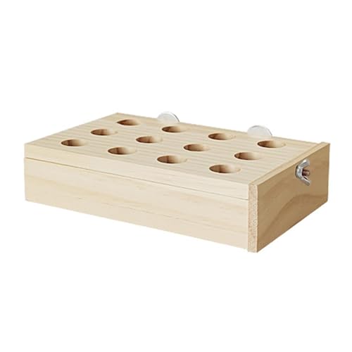 MagiDeal Vogel-Futtersuchspielzeug, Holz, spirituelle Bereicherung, Kauspielzeug, interaktives Spielzeug, Leckerli-Spender für Hamster, kleine Haustiere, 20.8x12.8x5cm MagiDeal Vogel-Futtersuchspielzeug, Holz, spirituelle Bereicherung, Kauspielzeug, interaktives Spielzeug, Leckerli-Spender für Hamster, kleine Haustiere, 20.8x12.8x5cm von MagiDeal