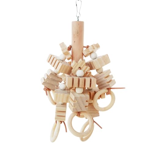 MagiDeal Vogel-Papageien-Spielzeug, Vogel-Kauspielzeug, Nagspielzeug, Schaukelfuß-Spielzeug, leicht, tragbar, für kleine, mittelgroße und große Vögel, MagiDeal Vogel-Papageien-Spielzeug, Vogel-Kauspielzeug, Nagspielzeug, Schaukelfuß-Spielzeug, leicht, tragbar, für kleine, mittelgroße und große Vögel, von MagiDeal