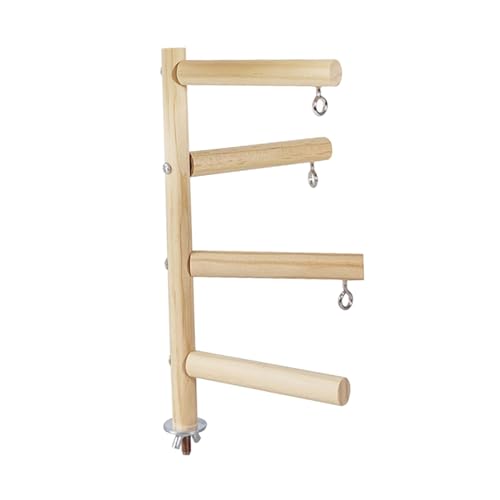 MagiDeal Vogel-Sitzstange aus Holz, einfach zu installierender Laufstall, spannender Kauspaß, Vogel-Aktivitätszentrum für kleine und mittelgroße Papageien, 4 Riegel MagiDeal Vogel-Sitzstange aus Holz, einfach zu installierender Laufstall, spannender Kauspaß, Vogel-Aktivitätszentrum für kleine und mittelgroße Papageien, 4 Riegel von MagiDeal