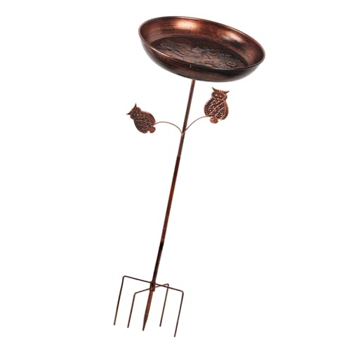 MagiDeal Vogelbad für den Außenbereich, 5 Zinken, Sockel, leicht zu montieren, neuartige Hofdekoration, Vogelfutterspender, Gartenbedarf für die Terrasse im MagiDeal Vogelbad für den Außenbereich, 5 Zinken, Sockel, leicht zu montieren, neuartige Hofdekoration, Vogelfutterspender, Gartenbedarf für die Terrasse im von MagiDeal