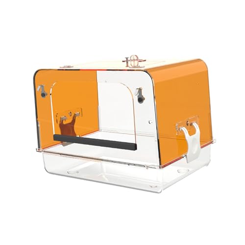 MagiDeal Vogelbadewanne für Papageien, kleine Vögel, Wellensittiche, Wellensittiche, Kanarienvögel, Papageienbadewanne, Duschbox, Vögel, Papageienbadehaus, Orange MagiDeal Vogelbadewanne für Papageien, kleine Vögel, Wellensittiche, Wellensittiche, Kanarienvögel, Papageienbadewanne, Duschbox, Vögel, Papageienbadehaus, Orange von MagiDeal