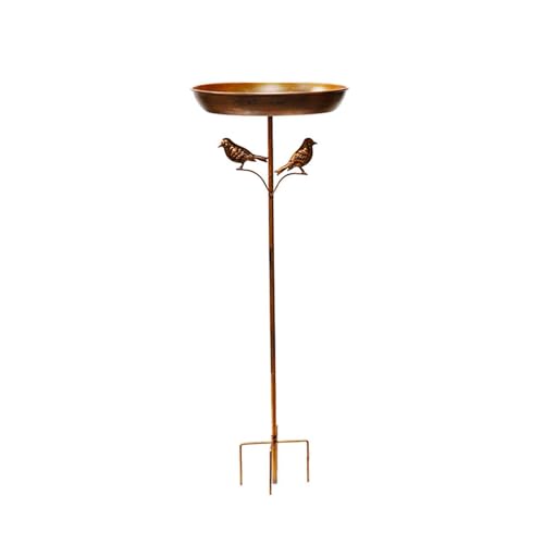 MagiDeal Vogelbadschale, freistehendes Vogelbad, Metalldekor, Futterspender mit Sockel, Futterschale für Vögel, Futterspender für Rasen und Terrasse MagiDeal Vogelbadschale, freistehendes Vogelbad, Metalldekor, Futterspender mit Sockel, Futterschale für Vögel, Futterspender für Rasen und Terrasse von MagiDeal