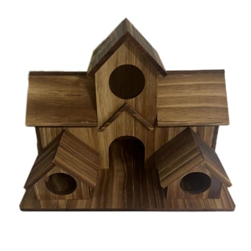 MagiDeal Vogelhäuschen für draußen, Vogelhäuschen für draußen, kreatives Vogelhäuschen zum Aufhängen aus Holz, Nistplatz für den Garten, Hinterhof, MagiDeal Vogelhäuschen für draußen, Vogelhäuschen für draußen, kreatives Vogelhäuschen zum Aufhängen aus Holz, Nistplatz für den Garten, Hinterhof, von MagiDeal