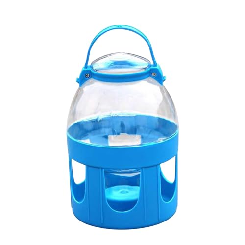MagiDeal Vogelwasserfuttermittel -Fütterungsinstrument robuster Eimer Wasserspender Dove Trinker für Haustier Lovebirds Taube, 2l von MagiDeal