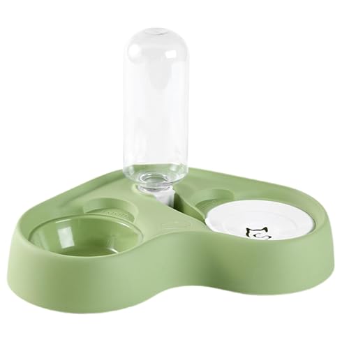 MagiDeal Wasser- und Futternapf-Set für Haustiere, Hundenäpfe, Trinknapf, Abnehmbarer Futternapf für Haustiere mit automatischer Wasserspenderflasche für, GrÜn MagiDeal Wasser- und Futternapf-Set für Haustiere, Hundenäpfe, Trinknapf, Abnehmbarer Futternapf für Haustiere mit automatischer Wasserspenderflasche für, GrÜn von MagiDeal