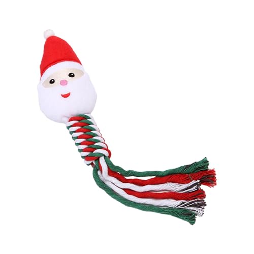 MagiDeal Weihnachts-Hundespielzeug, Hundeseil-Spielzeug, multifunktionales Haustierzubehör für Aggressive Kauer, Hunde-beißspielzeug zum Spielen auf der, Weihnachtsmann MagiDeal Weihnachts-Hundespielzeug, Hundeseil-Spielzeug, multifunktionales Haustierzubehör für Aggressive Kauer, Hunde-beißspielzeug zum Spielen auf der, Weihnachtsmann von MagiDeal