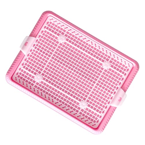 MagiDeal Welpen-PIPI-Pad-Halter, Netz-Trainingstablett, leicht zu reinigen, abnehmbares Hundetöpfchen-Tablett, Töpfchen-Trainer-Ecke für kleine Hunde, ROSA MagiDeal Welpen-PIPI-Pad-Halter, Netz-Trainingstablett, leicht zu reinigen, abnehmbares Hundetöpfchen-Tablett, Töpfchen-Trainer-Ecke für kleine Hunde, ROSA von MagiDeal