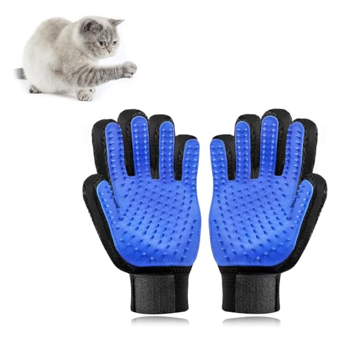 Fellpflege Handschuh, Hundepflegebürstenhandschuh, Haustier Handschuh Katzenbürste handschuh, Katzen Enthaarungs Massagehandschuh, Katzenhandschuh Bürste Silikon, für Deshedding, Baden und Massieren Fellpflege Handschuh, Hundepflegebürstenhandschuh, Haustier Handschuh Katzenbürste handschuh, Katzen Enthaarungs Massagehandschuh, Katzenhandschuh Bürste Silikon, für Deshedding, Baden und Massieren von MagiSel