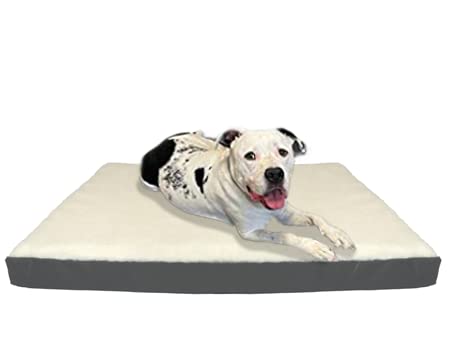 Magic Dog Hundebett mit Flauschiger Teddy-Plüsch-Oberfläche, orthopädisch, in 3 Größen erhältlich, Hundekissen für Welpen und kleine, mittelgroße und große Hunde, waschbarer Bezug, rutschfest von Magic Dog