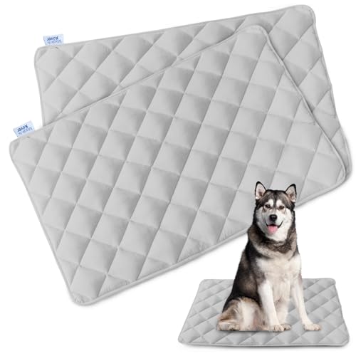 Hundebox-Pad, 2 Stück, 91,4 x 58,4 cm, weiche Hundebox-Matte mit rutschfester Unterseite, maschinenwaschbar, Hundehütten-Pad, Kisten-Pads für Hundekäfige, Hundebett für Kiste, passend für 91,4 cm Hundebox-Pad, 2 Stück, 91,4 x 58,4 cm, weiche Hundebox-Matte mit rutschfester Unterseite, maschinenwaschbar, Hundehütten-Pad, Kisten-Pads für Hundekäfige, Hundebett für Kiste, passend für 91,4 cm von Magik & Kover