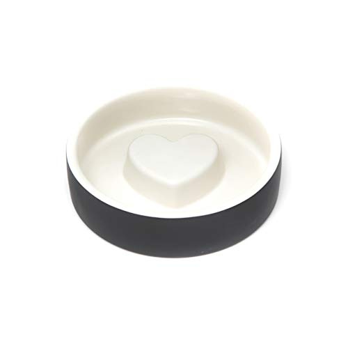 Magisso 90110 Cooling Ceramics Pet Bowl/Slow Feeding, XS, schwarz von Magisso