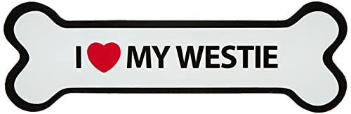 Magnet & Steel Magnet I Love My West Highland White Terrier von Magnet & Steel