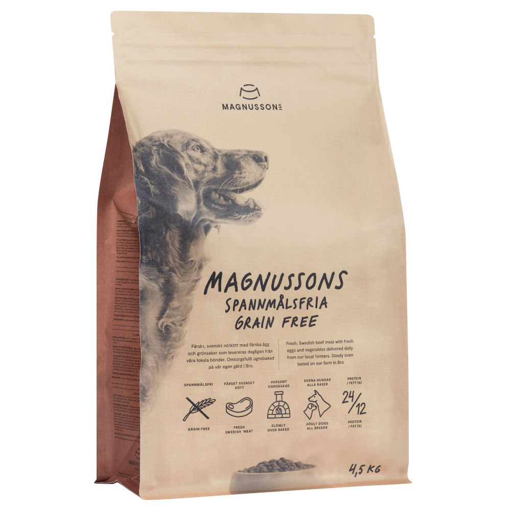 MAGNUSSONS Grain Free - 4,5 kg von Magnusson