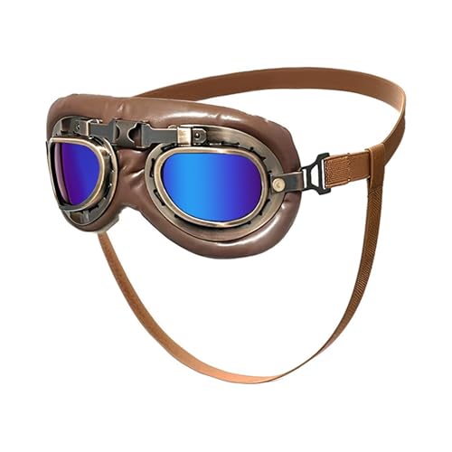 Antike Schutzbrille für Hunde, winddicht, ABS-Rahmenschutz für Reisen, Hundebrille, Retro-Design Antike Schutzbrille für Hunde, winddicht, ABS-Rahmenschutz für Reisen, Hundebrille, Retro-Design von Maigridy