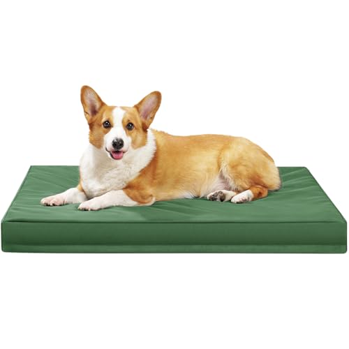 Maihandasi Unzerstörbares Hundebett, orthopädisches Memory-Foam-Haustierbett mit wasserdichtem und waschbarem 2520D-Oxford-Gewebe, rutschfeste Unterseite, Hundebox-Pad für mittelgroße und große Hunde, Maihandasi Unzerstörbares Hundebett, orthopädisches Memory-Foam-Haustierbett mit wasserdichtem und waschbarem 2520D-Oxford-Gewebe, rutschfeste Unterseite, Hundebox-Pad für mittelgroße und große Hunde, von Maihandasi