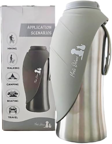 Maili Deluxe, Hundetrinkflasche, Für deinen treuesten Begleiter – 800ml Isolierte Edelstahl Wasserflasche, Doppelwandig Vakuum Isoliert, Leicht zu Reinigen, Perfekt für unvergessliche Abenteuer! Maili Deluxe, Hundetrinkflasche, Für deinen treuesten Begleiter – 800ml Isolierte Edelstahl Wasserflasche, Doppelwandig Vakuum Isoliert, Leicht zu Reinigen, Perfekt für unvergessliche Abenteuer! von Maili Deluxe