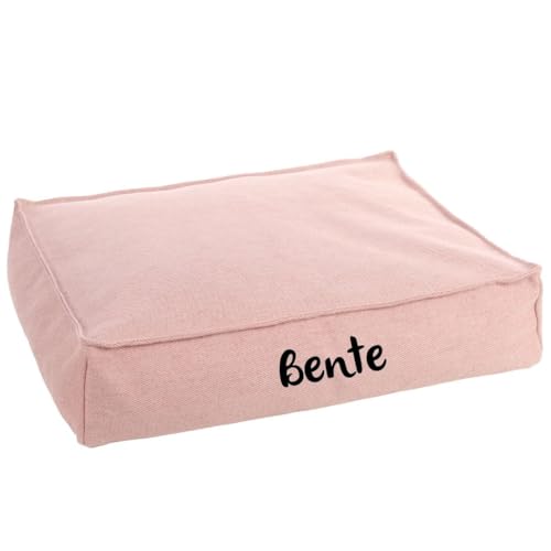 Mainely Petslino - Personalisierbares Hundekissen Baldar Rechteckig 100×70×18 cm – Rosa – Mit Memory-Schaum-Flocken & rutschfestem Boden – Waschbarer Bezug Mainely Petslino - Personalisierbares Hundekissen Baldar Rechteckig 100×70×18 cm – Rosa – Mit Memory-Schaum-Flocken & rutschfestem Boden – Waschbarer Bezug von Mainely