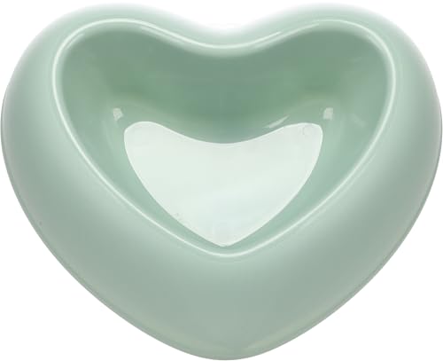 Petslino Personalisierbare Futter- & Wasserschale PANDOR Herzform – Grün, 400ml – Hundenapf mit Namen – rutschfest & Spülmaschinengeeignet von Mainely