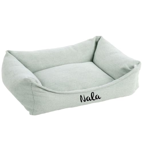 Petslino - Personalisierbares Hundebett Baldar Rechteckig 80×67×22 cm – Grün – Mit Memory-Schaum-Flocken & rutschfestem Boden – Waschbarer Bezug – Made in Europe Petslino - Personalisierbares Hundebett Baldar Rechteckig 80×67×22 cm – Grün – Mit Memory-Schaum-Flocken & rutschfestem Boden – Waschbarer Bezug – Made in Europe von Mainely