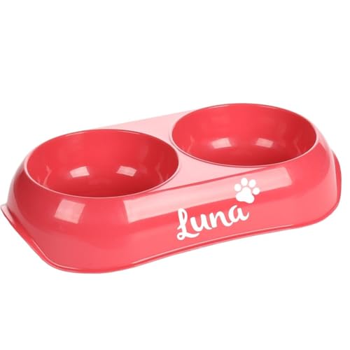 Petslino Personalisierter Futter- & Trinknapf MUK Oval – Korallenrot – 2 x 200 ml – Nachhaltig & Praktisch Petslino Personalisierter Futter- & Trinknapf MUK Oval – Korallenrot – 2 x 200 ml – Nachhaltig & Praktisch von Mainely