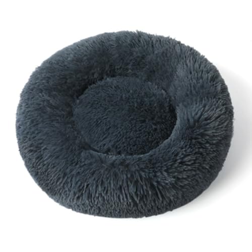Maitawa Graues Hundebett Ø80cm, geeignet für mittelgroße Hunde – mit weichem Plüschbezug, der EIN warmes Gefühl der Geborgenheit, hautfreundlichen Komfort und ultimativen Schlafkomfort bietet. Maitawa Graues Hundebett Ø80cm, geeignet für mittelgroße Hunde – mit weichem Plüschbezug, der EIN warmes Gefühl der Geborgenheit, hautfreundlichen Komfort und ultimativen Schlafkomfort bietet. von Maitawa
