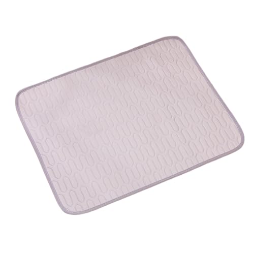 Maitawa] Kühlmatte für Hunde - Selbstkühlende Hundedecke für Sommer - Kühldecke ohne Gel (M/L/XL) - Atmungsaktiv & Tragbar - Himmelblau/Grau - Ideal für Zuhause, Auto & Reisen von Maitawa