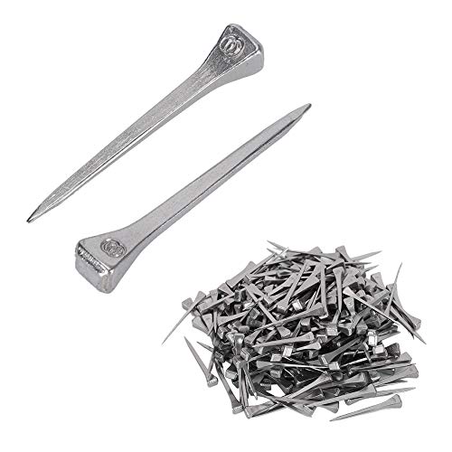 Majatou Hufeisennägel, farbige Glasnägel und quadratische Nägel für Pferderennen, geeignet für farbiges Glas, Handwerk, Reittraining und Pferdesport, 250 Stück von Majatou