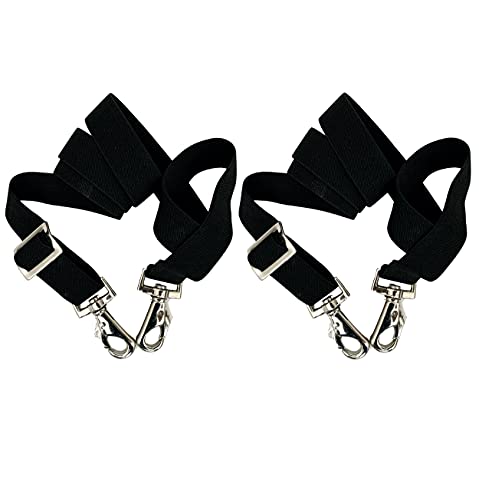 Majestic Ally 2 Stück verstellbare Länge für Pferdedecke, Beingurt mit doppelten Drehknöpfen, schwarz Majestic Ally 2 Stück verstellbare Länge für Pferdedecke, Beingurt mit doppelten Drehknöpfen, schwarz von Majestic Ally