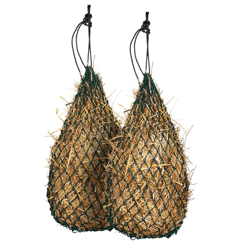 Majestic Ally Heunetz für Pferde, langsames Füttern, 106,7 cm, starke kleine 5,1 x 5,1 cm Löcher, Nylonseil, verstellbar, Reise-Futterstation für Anhänger und Stall, simuliert Weiden, reduziert Abfall Majestic Ally Heunetz für Pferde, langsames Füttern, 106,7 cm, starke kleine 5,1 x 5,1 cm Löcher, Nylonseil, verstellbar, Reise-Futterstation für Anhänger und Stall, simuliert Weiden, reduziert Abfall von Majestic Ally