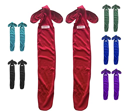 Majestic Ally Lycra Schwanztasche für Pferde - um den Schwanz sauber und geschützt zu halten - 2er Set (rot) von Majestic Ally