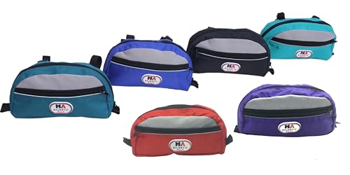 Majestic Ally Nylon Reflektierende Satteltasche für Westernsattel (schwarz) von Majestic Ally