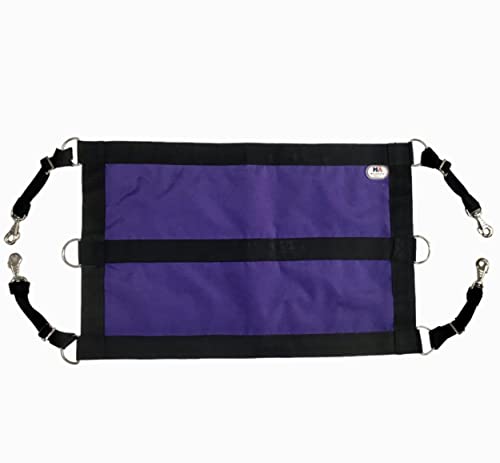 Majestic Ally Pferdeständer, 1200D, 73,7 x 48,3 cm, mit verstellbaren Trägern und Hardware (Violett / Schwarz) von Majestic Ally