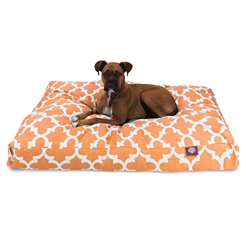 Majestic Peach Trellis Extra Large Rectangle Indoor Outdoor Pet Dog Bed with Removable Washable Cover by Pet Products von Majestic